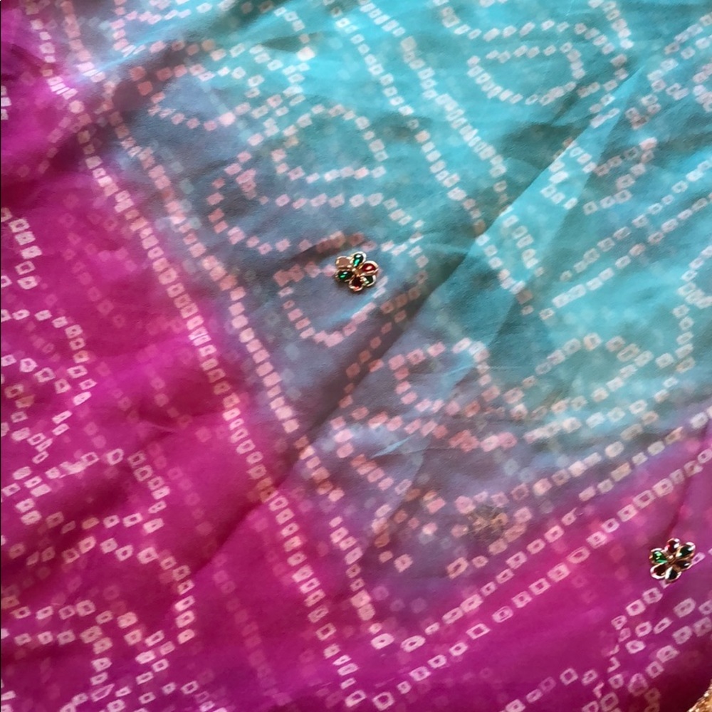 Indian Sari! Free Shipping 💌 - Picture 3 of 4